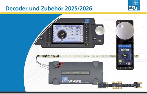  ESU 52984 Decoder und Zubehör Katalog 2025/2026